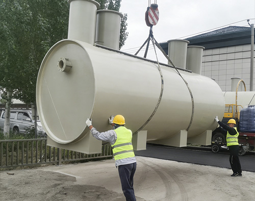 工厂一体化污水处理设备安装项目